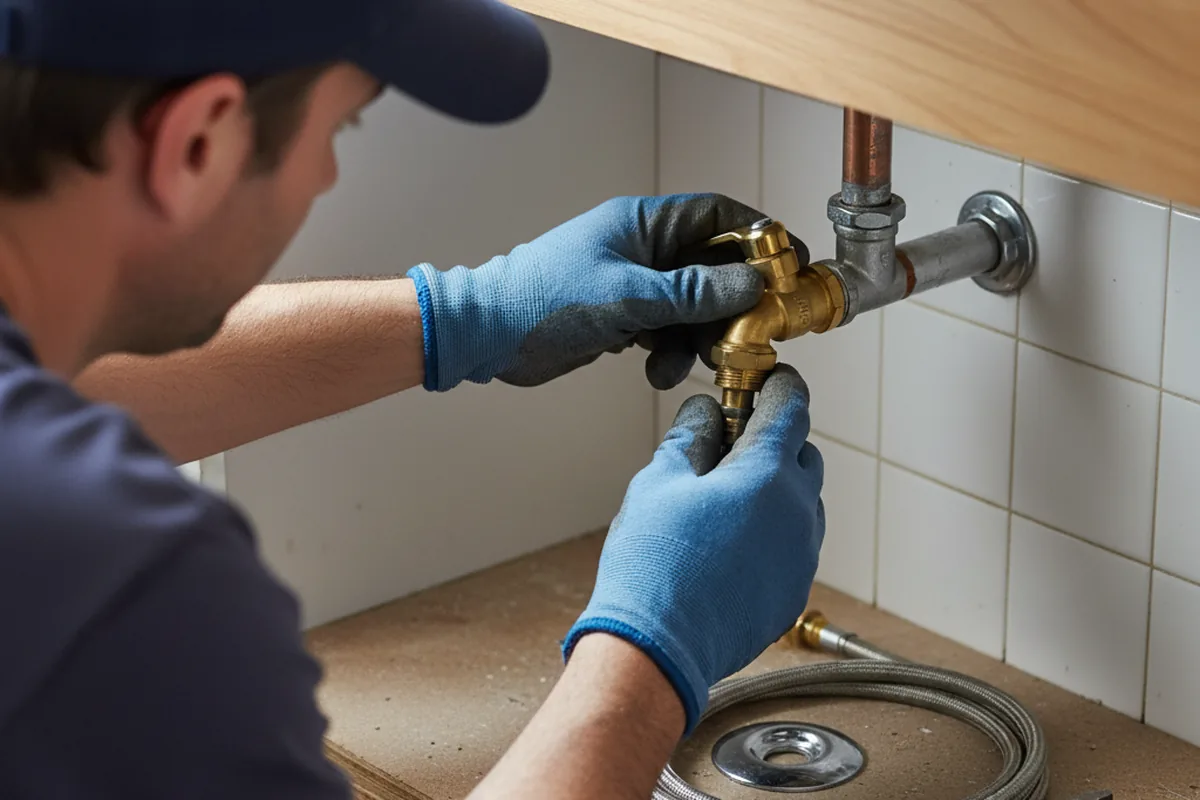 Shutoff valve and fitting work during Repiping in Cold Spring